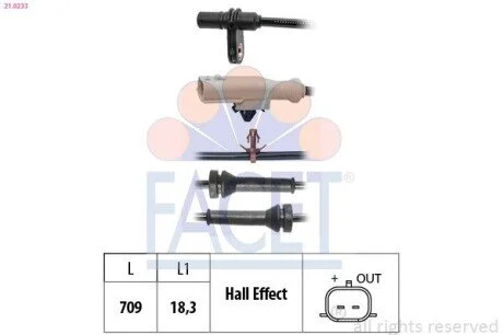 CZUJNIK ABS FACET 210233