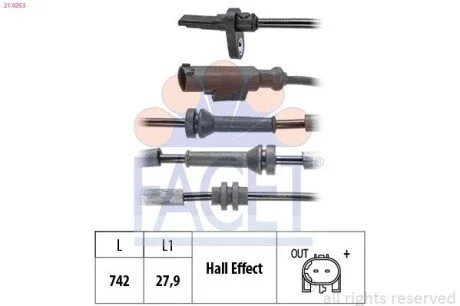 CZUJNIK ABS FACET 210253