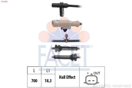 CZUJNIK ABS FACET 210256