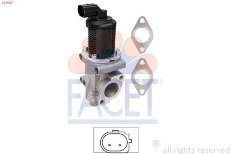 ZAWOR EGR FACET 230047 (фото 1)