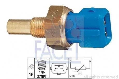 Датчик температуры FACET 7.3156