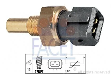Датчик температуры FACET 7.3165