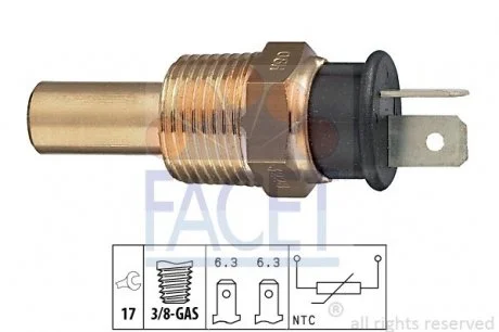Датчик температуры FACET 7.3228