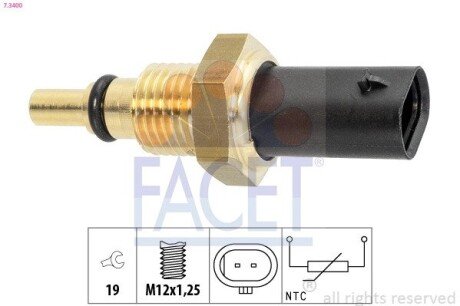 CZUJNIK TEMPERATURY FACET 73400