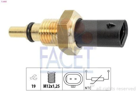 CZUJNIK TEMPERATURY FACET 73400