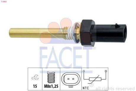 CZUJNIK TEMPERATURY FACET 73402