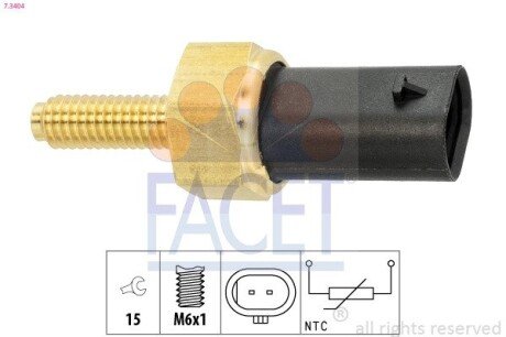 CZUJNIK TEMPERATURY FACET 73404