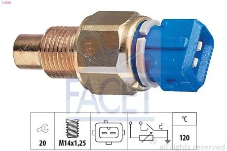 Датчик температуры FACET 7.3558