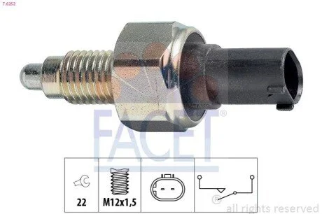 Датчик заднего хода MB A(W168.169) 97-12/ B(W245) 05-11/ Vaneo 02-05 FACET 7.6252