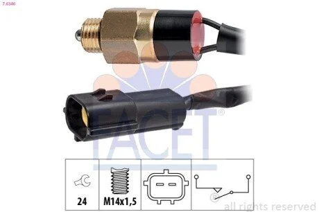 WLACZNIK SWIATEL COFANIA FACET 76346