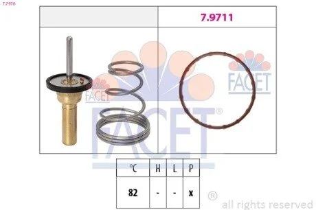 TERMOSTAT FACET 77978