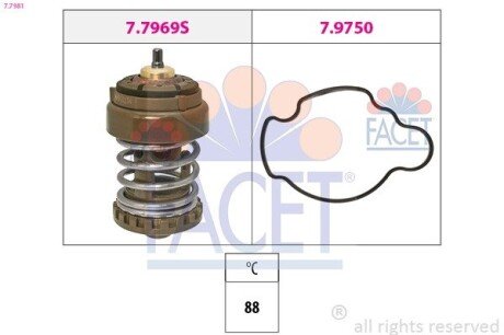 TERMOSTAT FACET 77981