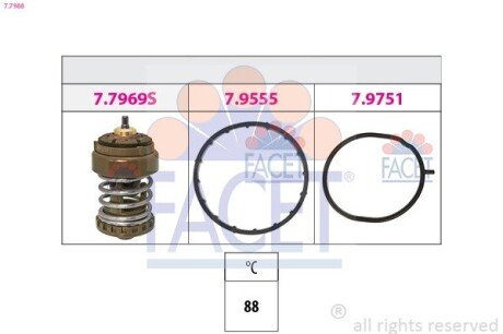 TERMOSTAT FACET 77988