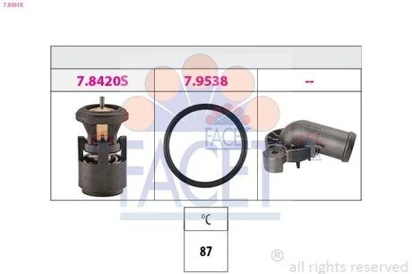 Термостат системи охолодження FACET 7.8561K