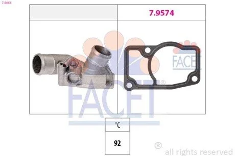 Термостат системи охолодження FACET 78664