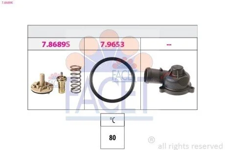 1 880 689K Термостат FACET 7.8689K