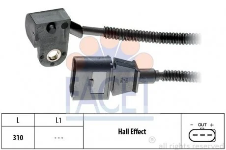 Фото 1 - датчик частоти обертання FACET 9.0456 Датчик частоти обертання FACET 9.0456 (фото 1)