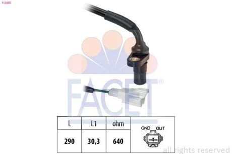 Датчик колінвалу FACET 9.0465