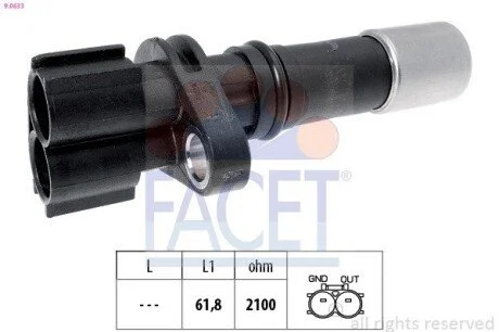 Датчик частоти обертання FACET 9.0633