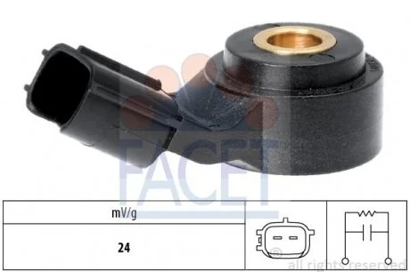 Датчик детонации Toyota Avensis/Camry/Corolla/Land Cruiser/Rav 4/Yaris 03-> (9.3 FACET 9.3018