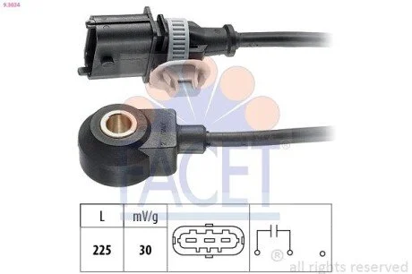 Датчик детонації FACET 93034