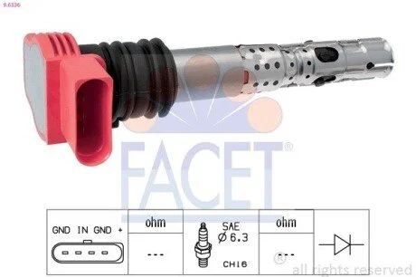 Котушка запалення FACET 96336