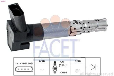 Котушка запалення FACET 96337