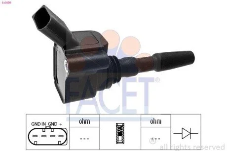 Котушка системи запалювання FACET 96499