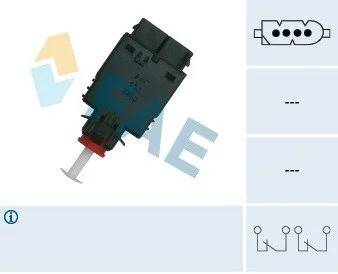 Вимикач ліхтаря сигналу гальма FAE 24530