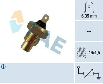 Датчик температури рідини охолодження FAE 31050