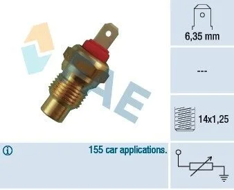 Датчик температури рідини охолодження FAE 31370