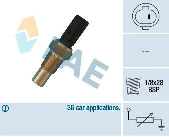 Датчик темпер. охлаж.жидкости FAE 32650