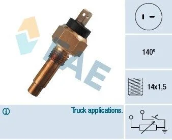 Датчик температури рідини охолодження FAE 34340