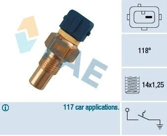 Датчик темпер. охолодж.рідини FAE 35290