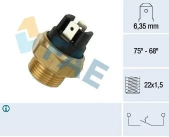 Термовимикач вентилятора радіатора FAE 37480