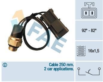 Термовимикач вентилятора радіатора FAE 37540