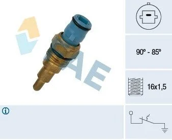 Термовимикач вентилятора радіатора FAE 37660