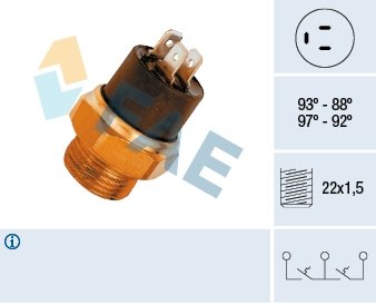 Термовікач вентилятора FAE 37850