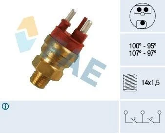 Термовимикач вентилятора радіатора FAE 38120