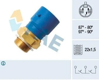 Термовимикач вентилятора радіатора FAE 38245