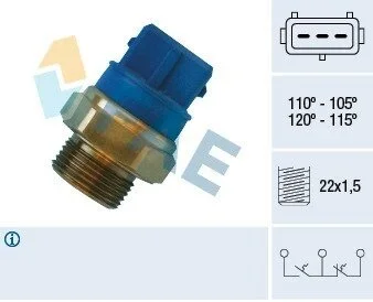 Термовимикач вентилятора радіатора FAE 38330