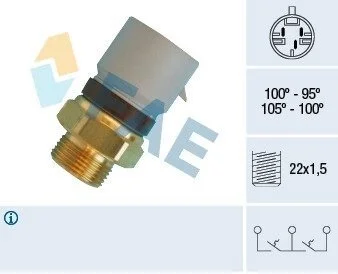Термовимикач вентилятора радіатора FAE 38360