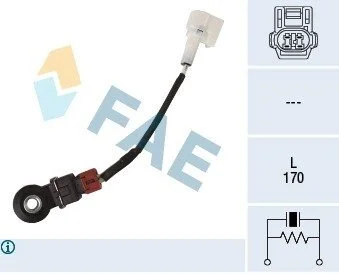 Датчик детонації SUBARU FORESTER, IMPREZA, LEGACY III, OUTBACK 1.6/2.0/2.5 08.92-06.09 FAE 60252