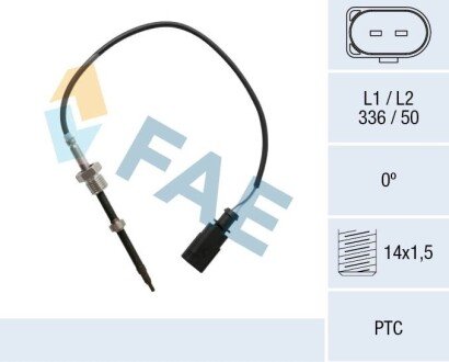 Sensor, exhaust gas temperature FAE 68025