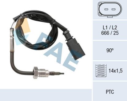 Sensor, exhaust gas temperature FAE 68048