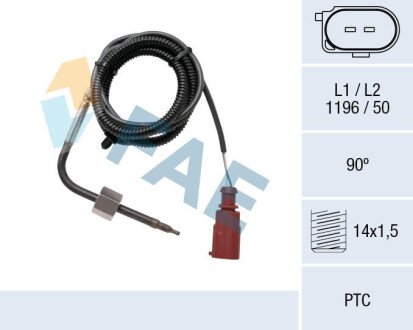 Sensor, exhaust gas temperature FAE 68062