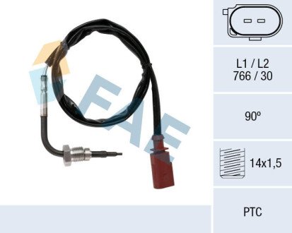 Sensor, exhaust gas temperature FAE 68078