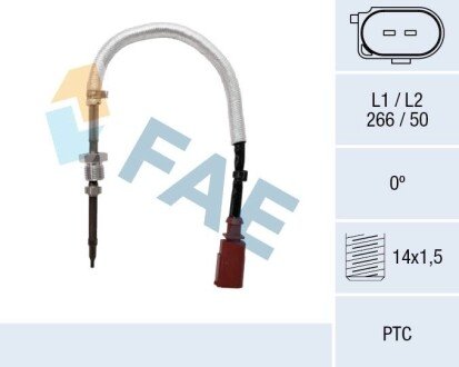 Sensor, exhaust gas temperature FAE 68083