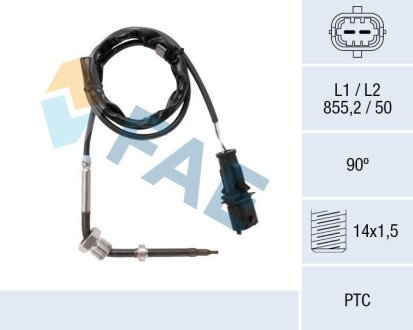 Sensor, exhaust gas temperature FAE 68086