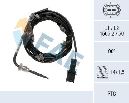 Sensor, exhaust gas temperature FAE 68088